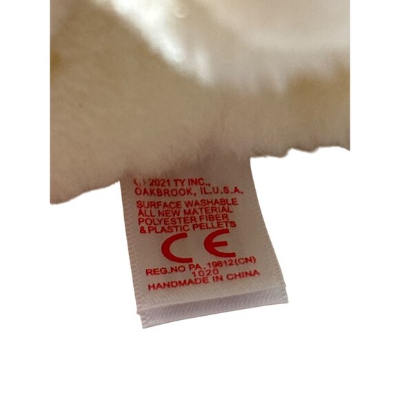 Ty Beanie Boos Chewey Chihuahua Plush Toy 7 inches Rainbow Gold Glitter Eyes - Picture 6 of 6